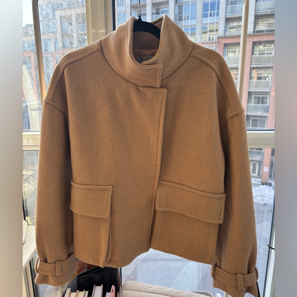 dh New York | Women's Beige Wool Blend Jacket